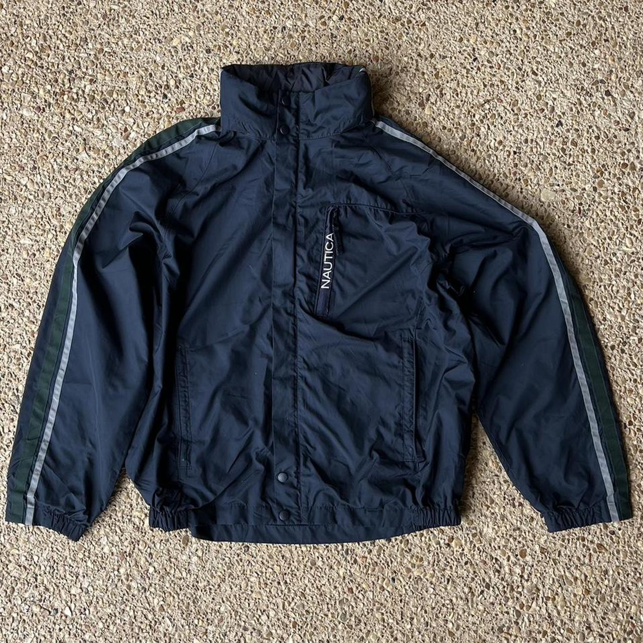 Nautica Windbreaker Jacket With Hood Inside Of The Depop 7663