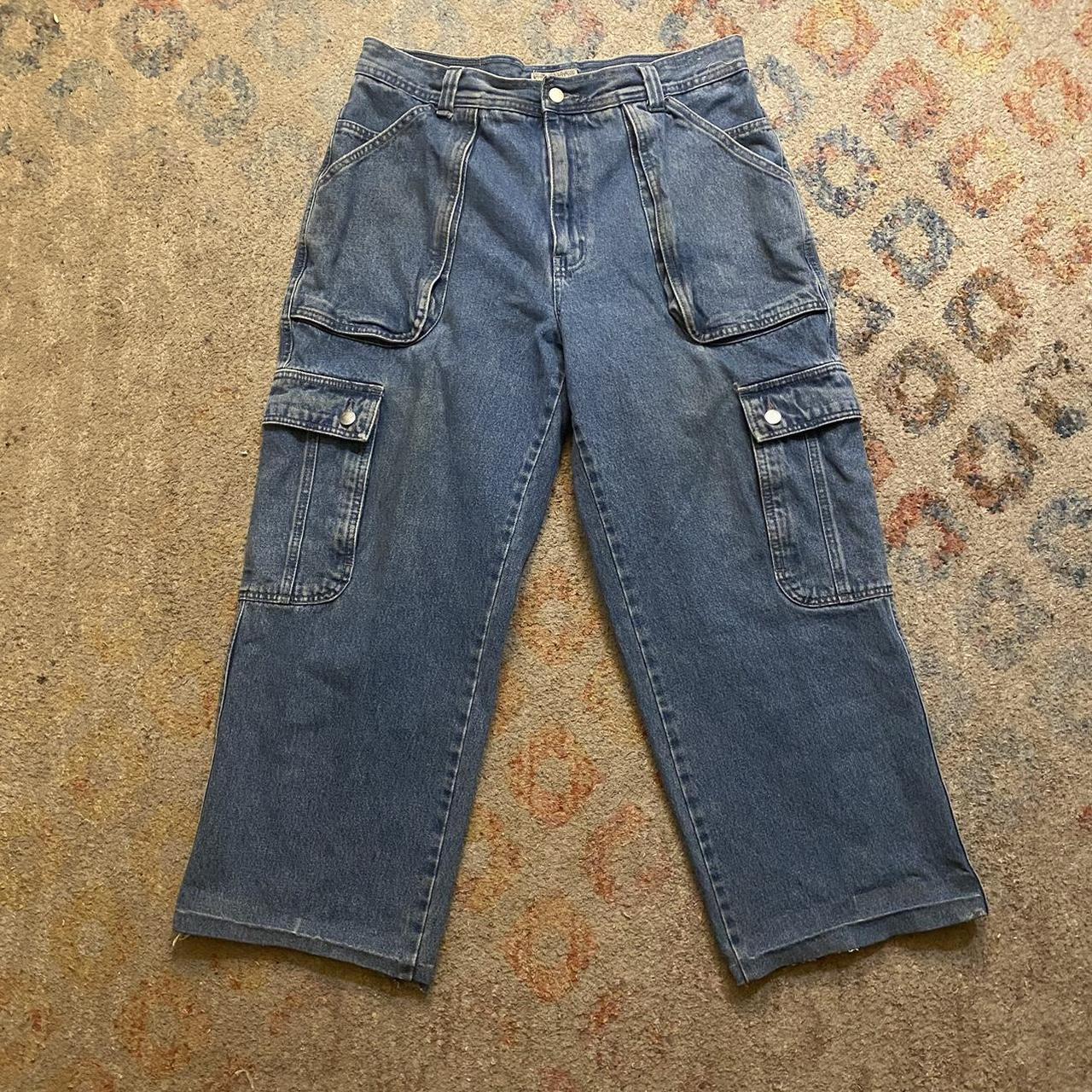 American Vintage Men's Blue Jeans | Depop