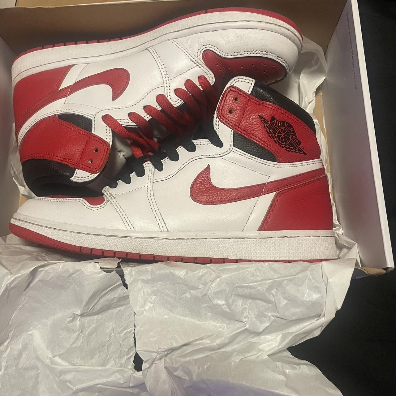 Size 10 Jordan 1 heritage with extra laces - Depop