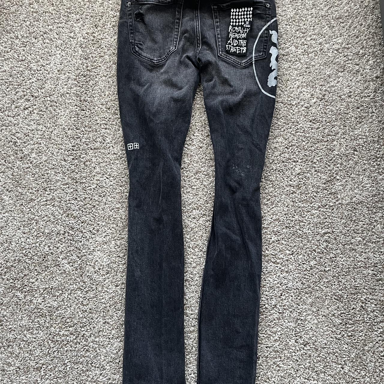 Ksubi Men's Black and Grey Jeans | Depop