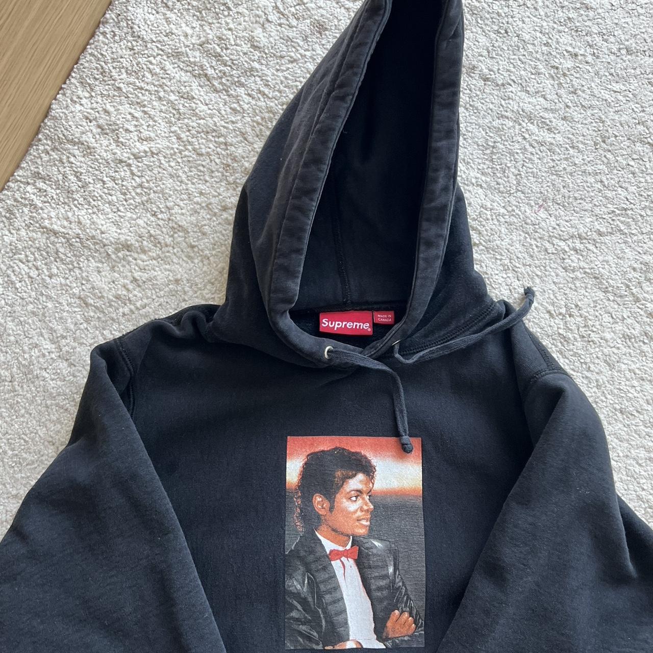 Supreme Michael Jackson Hoodie Sweatshirt Black Size | Depop