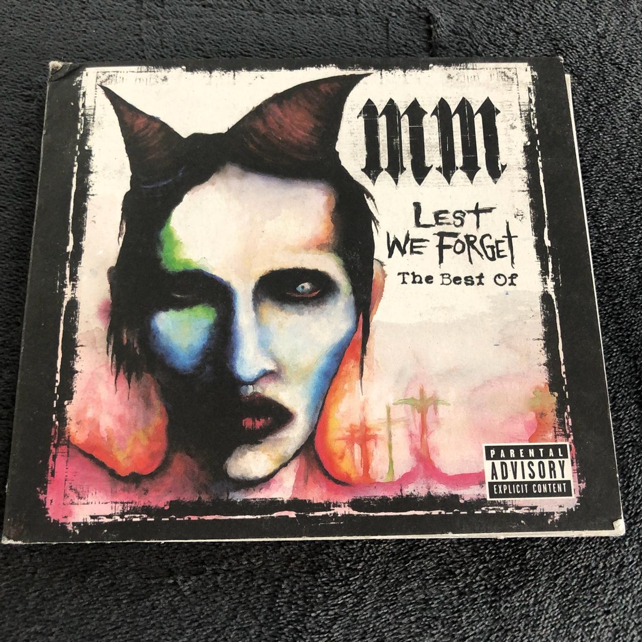 MARILYN MANSON - LEST WE FORGET special edition cd.... - Depop