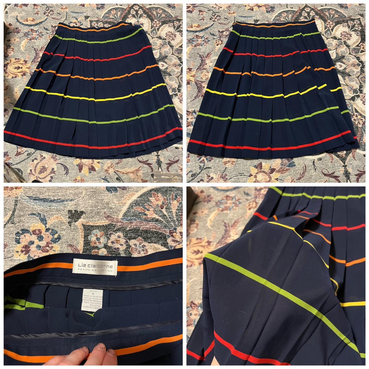 Liz Claiborne Women S Navy Skirt Depop