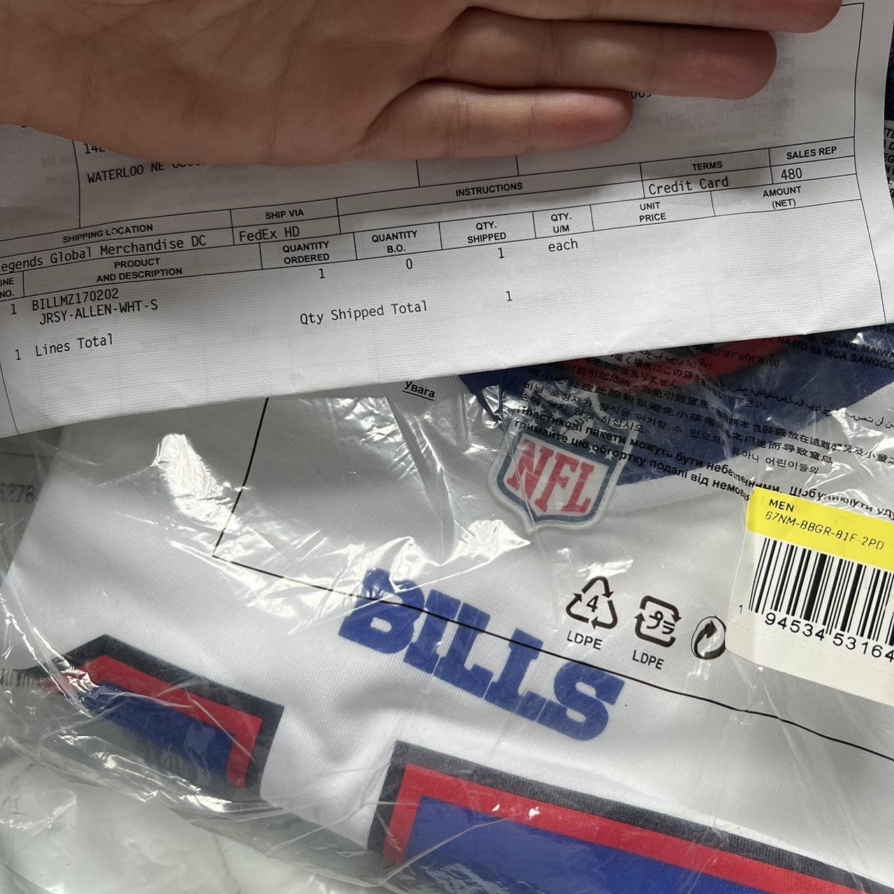 Buffalo Bills Josh Allen Jersey One small stain is - Depop