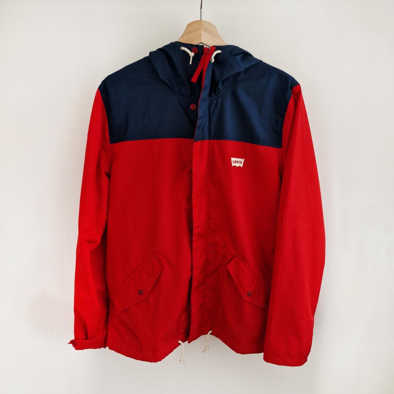 Vintage LEVI's Jacket - Windbreaker - 90's style -... - Depop