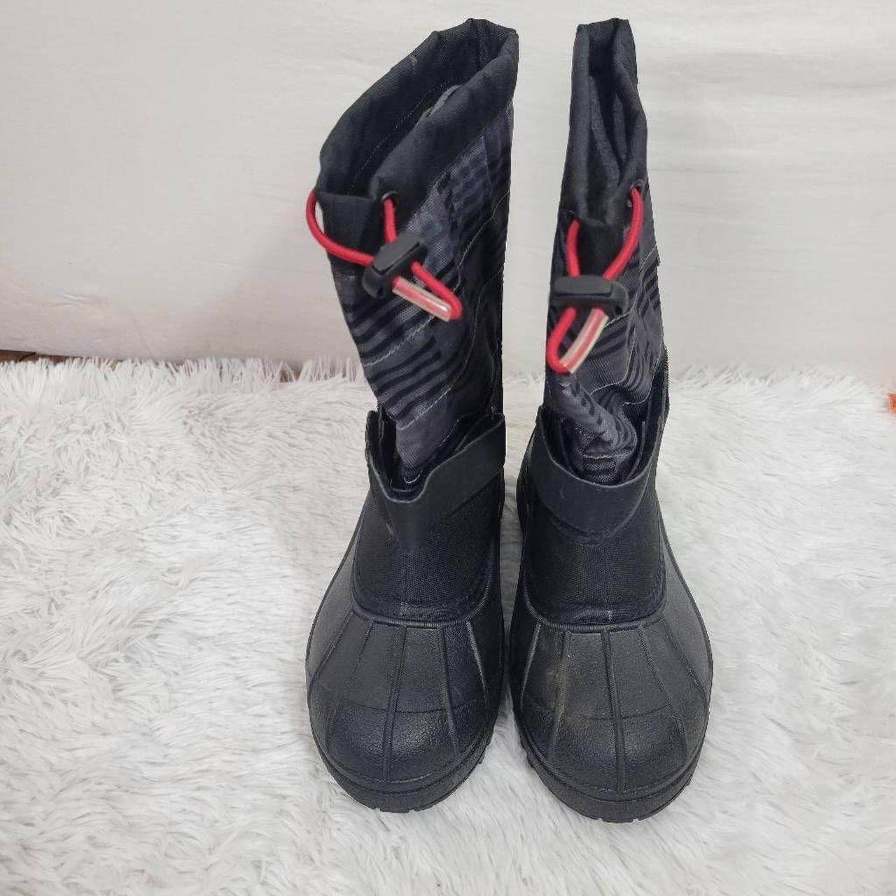 Columbia Sportswear Black and Red Boots | Depop