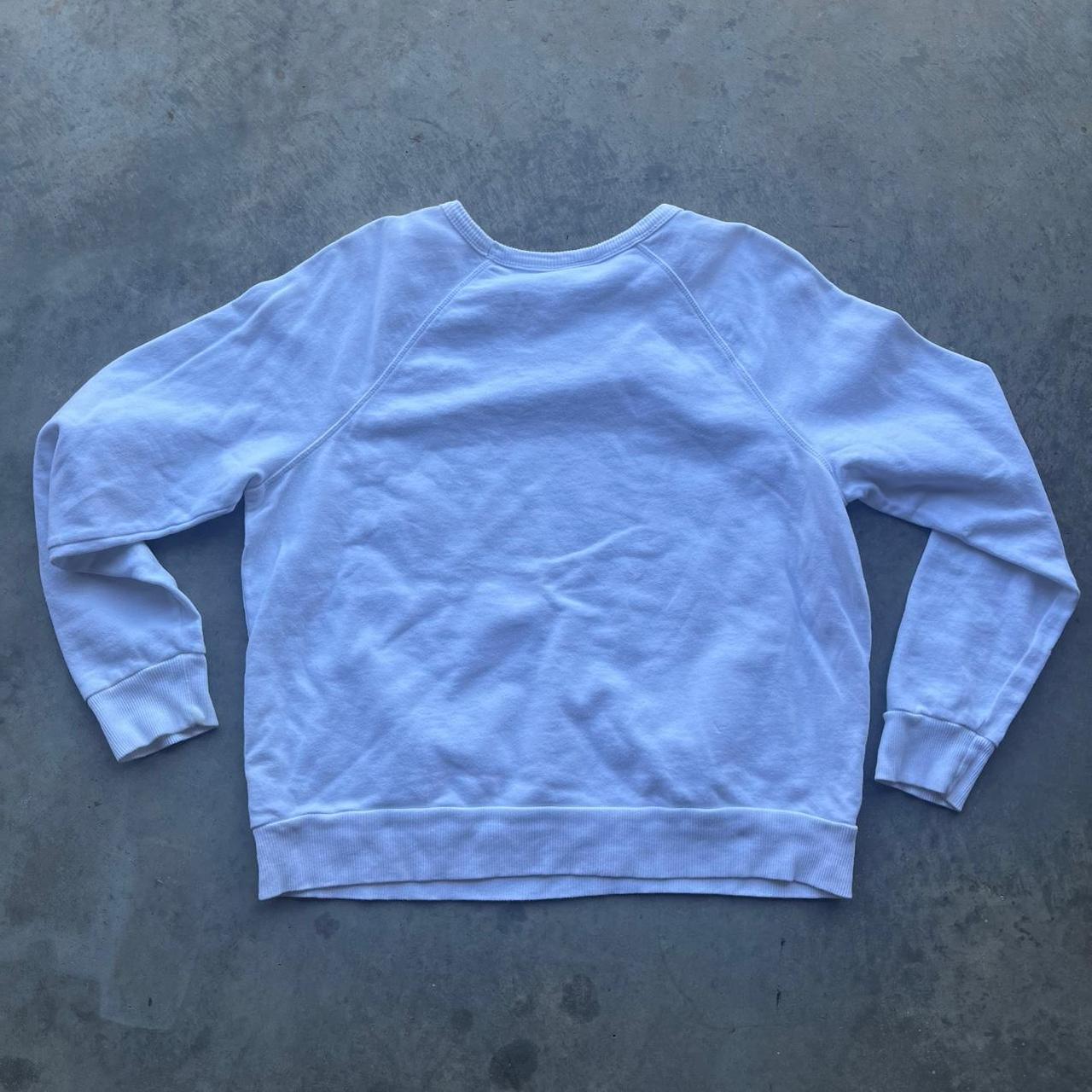 Men's Sweatshirt - White - M – White crewneck swe… - image 4