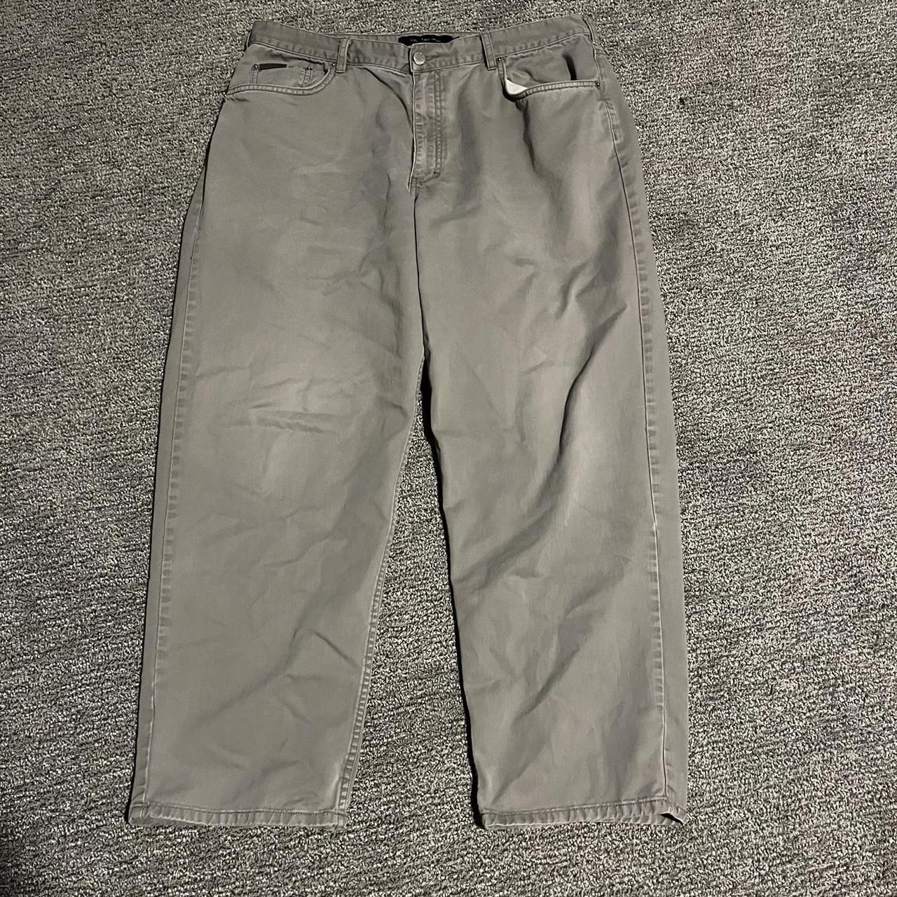 Calvin Klein baggy chino pants, 40w - Depop