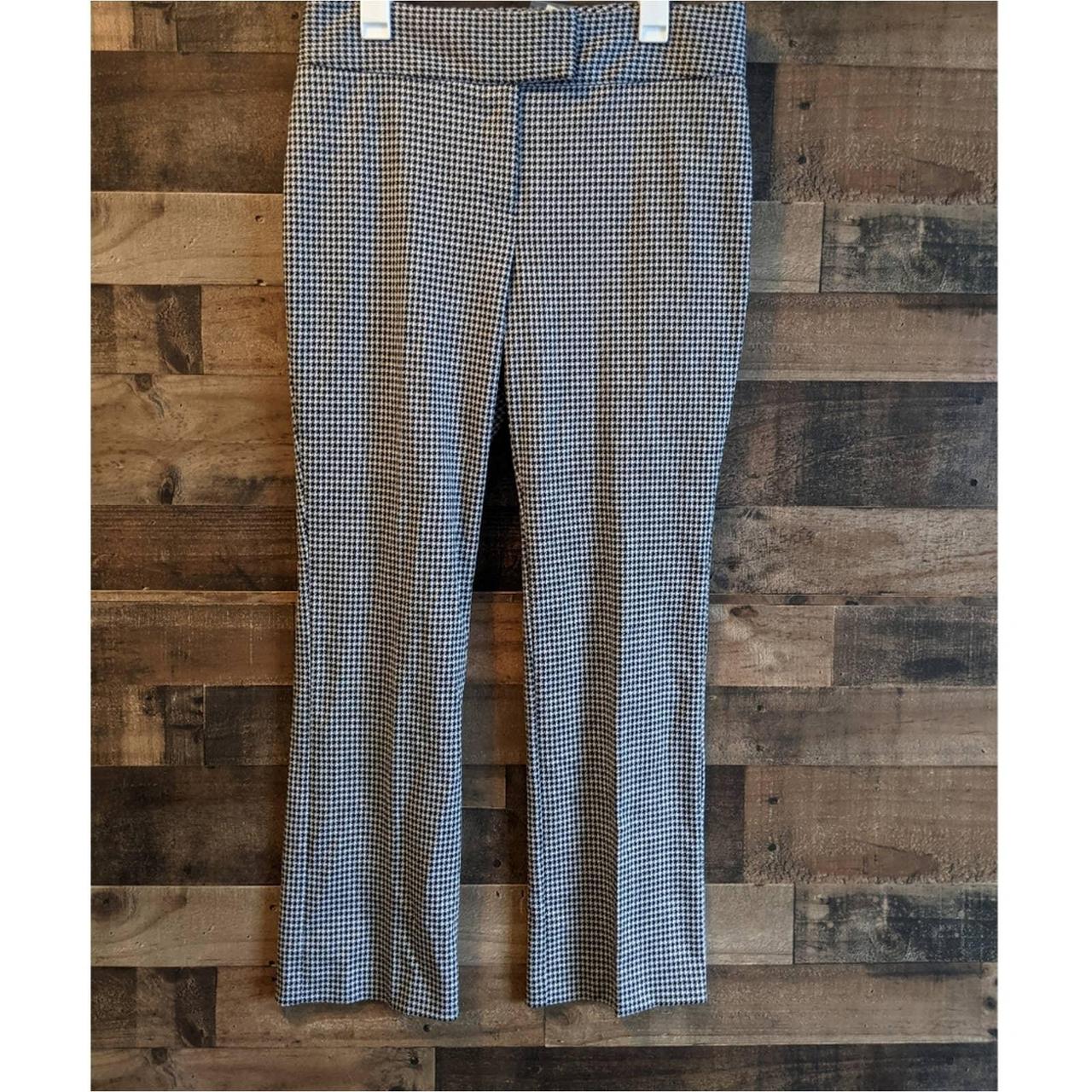 CeCe Black & White Hounds Tooth Dress Pants 12 New... - Depop