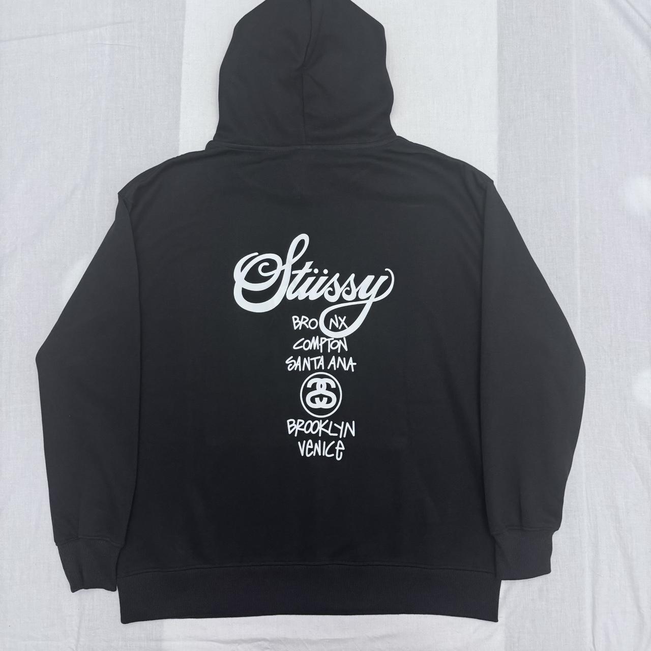 Stussy Brooklyn Venice Black Hoodie - L Men In Size... - Depop