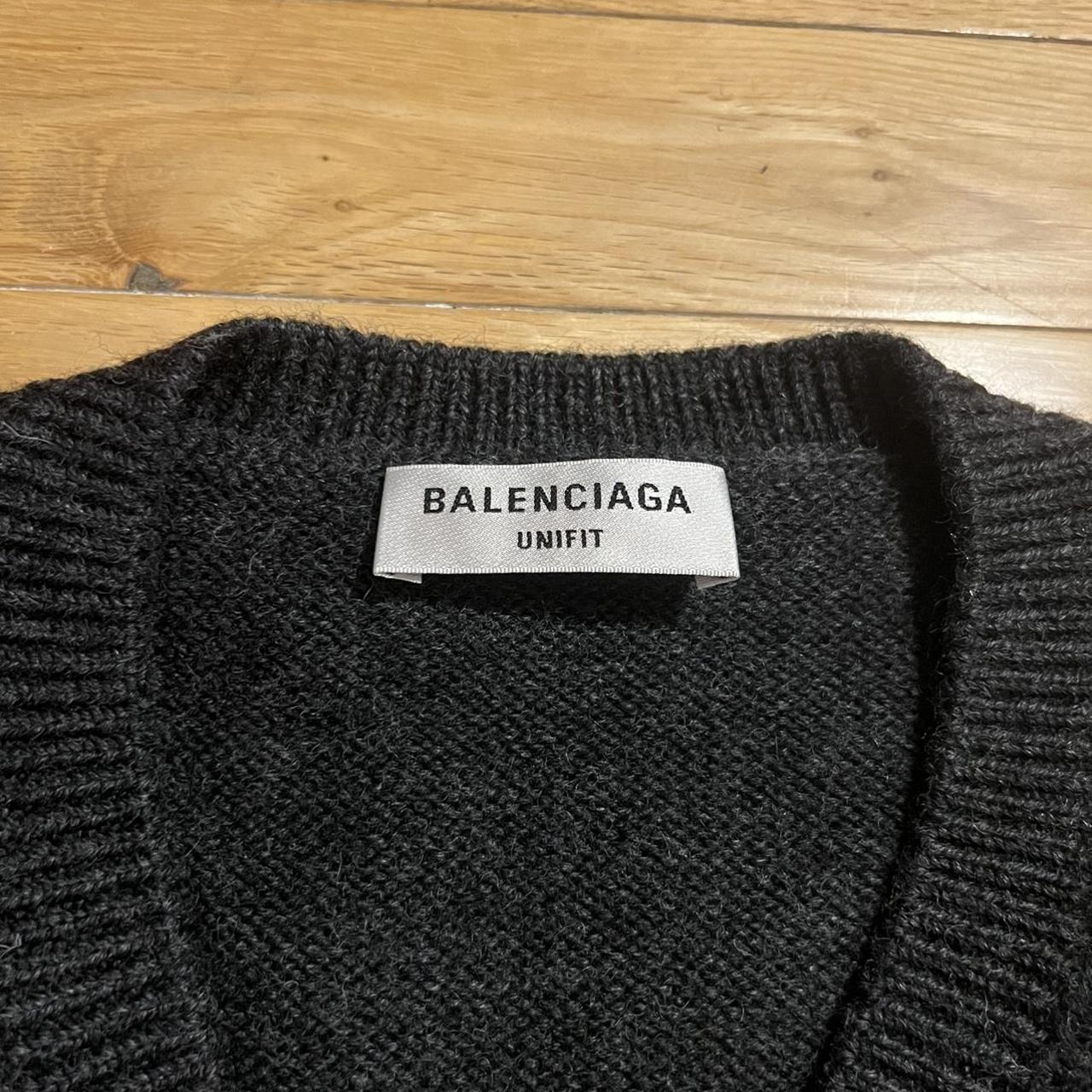 grey balenciaga jumper
