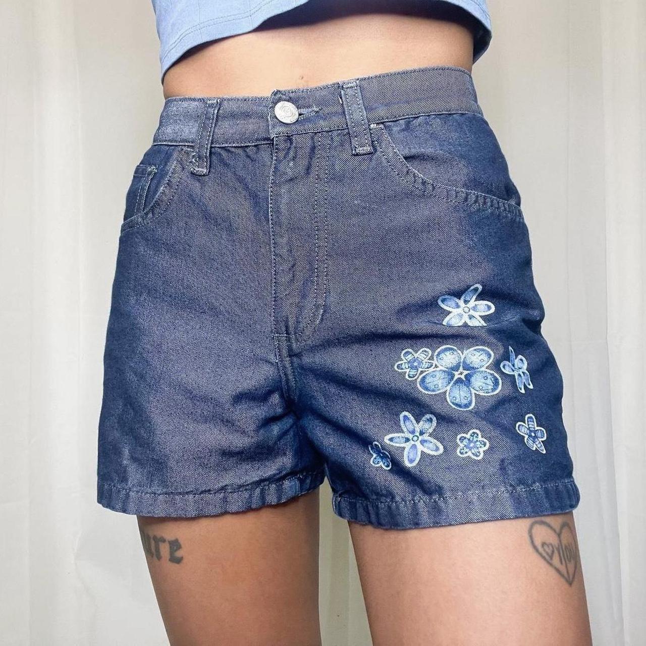 Be Bop Women's Blue Shorts (3)