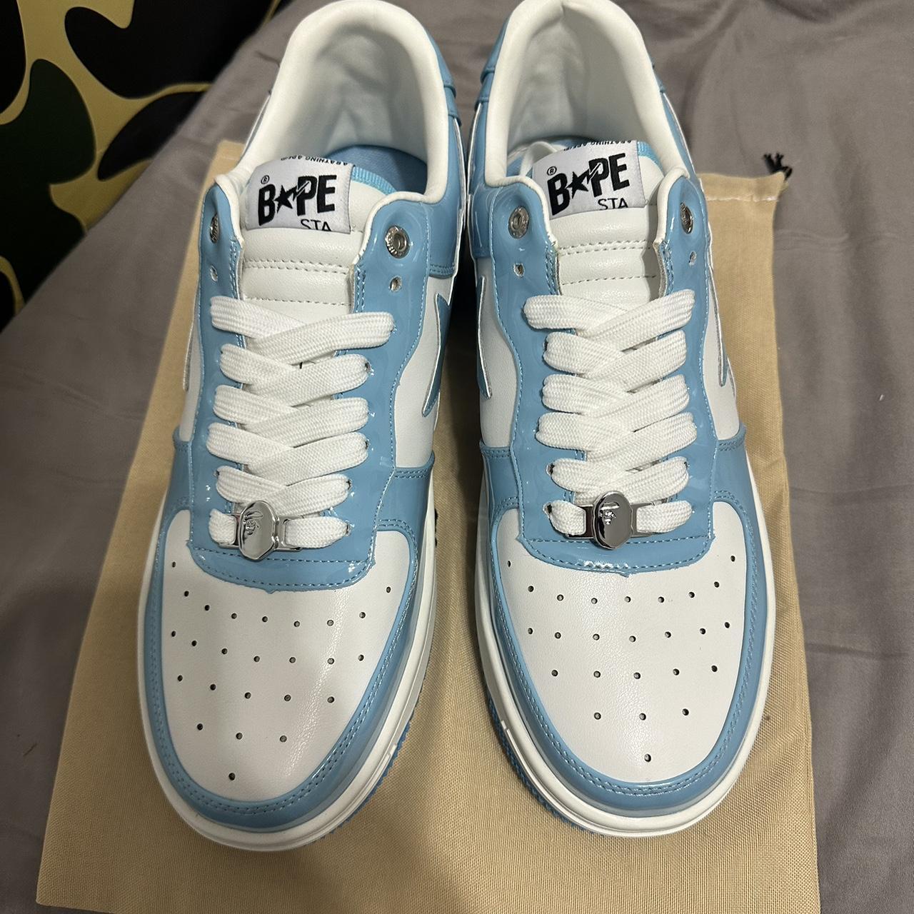 bapesta air force 1 white