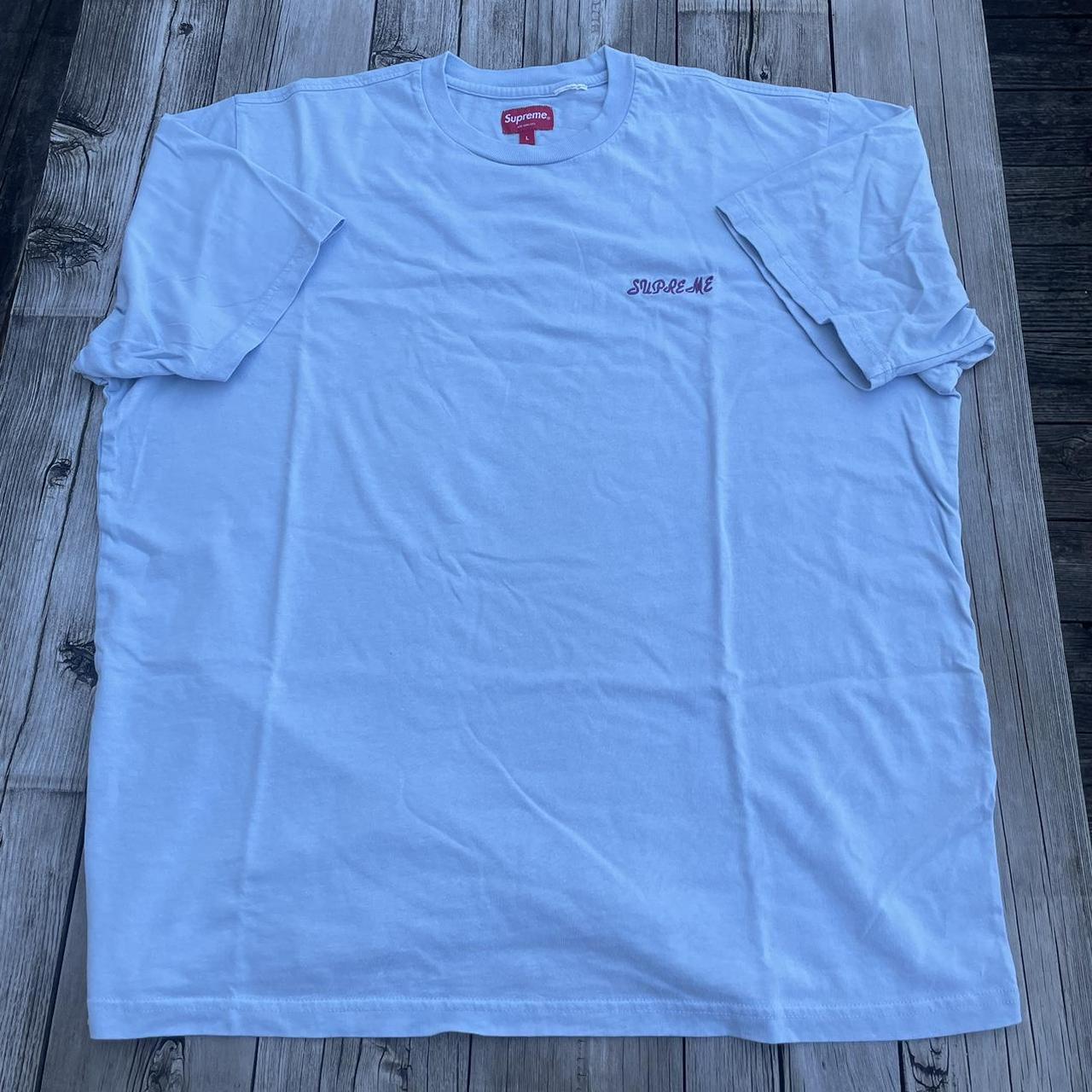 Supreme light hotsell blue shirt