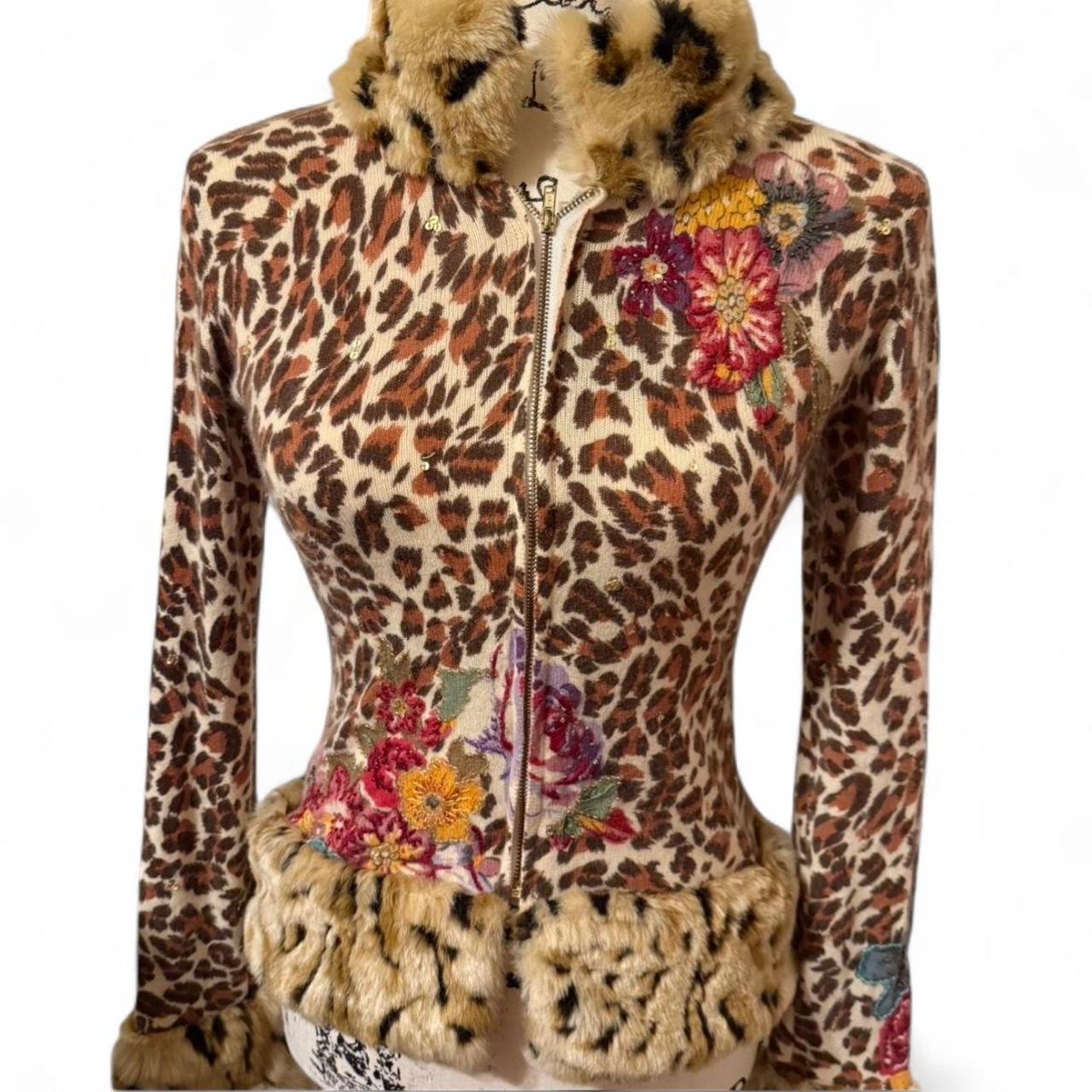 Cache Women's Jacket - Multi/Brown - S – Leopard … - image 1