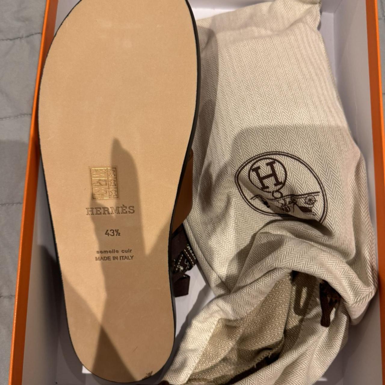 Izmir sandal Hermes sandals in gold Sandal Depop