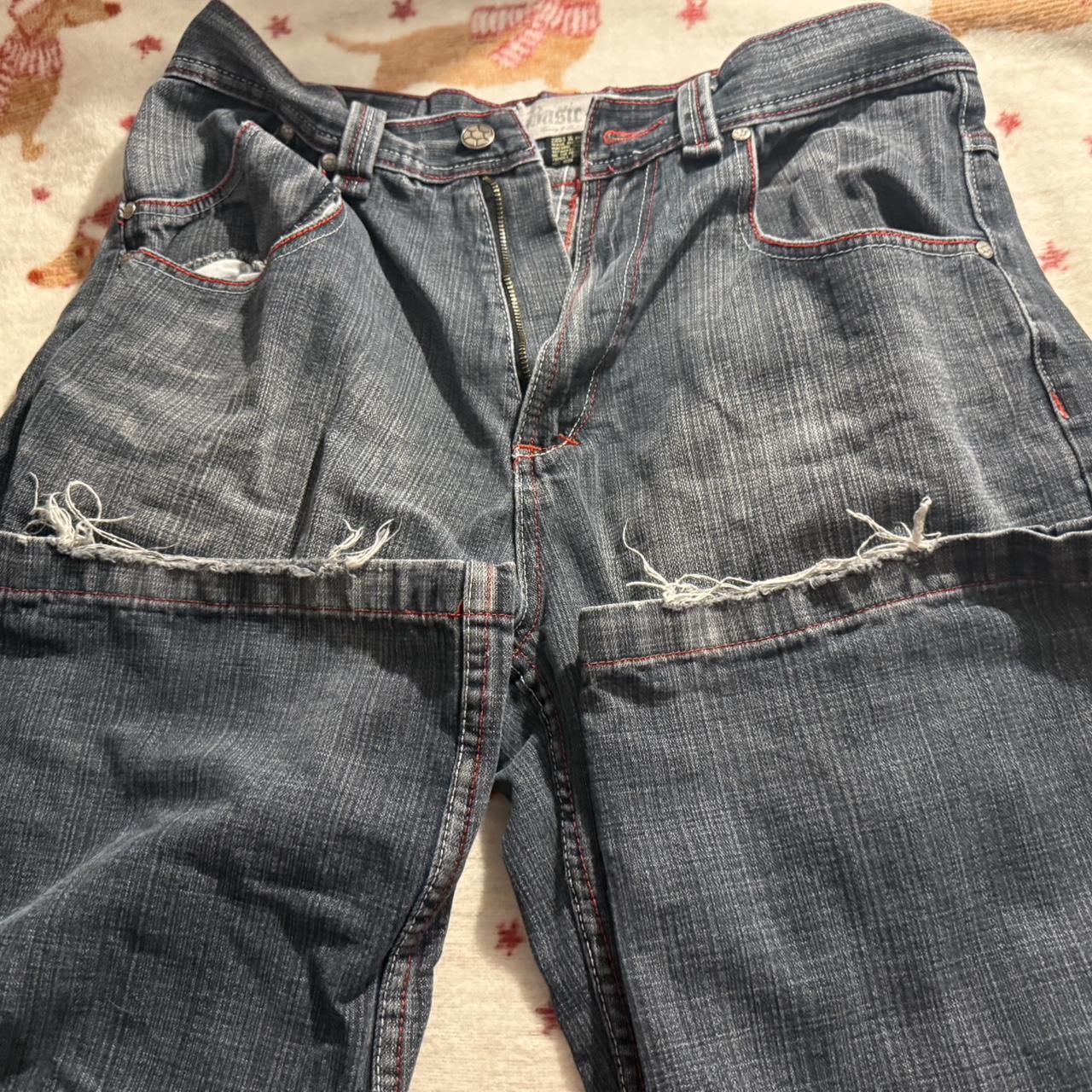 Code Bleu Men's Jeans - Navy/Blue - L – Basic cod… - image 1