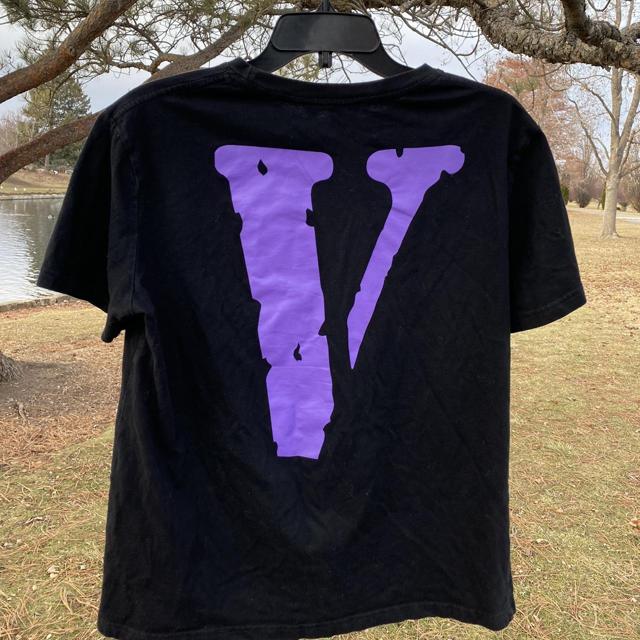 Vlone purple hotsell staple tee