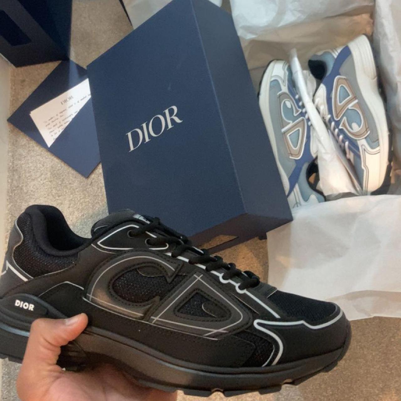 Black Dior b30s/ Size uk 9/43 Brand new Message... - Depop