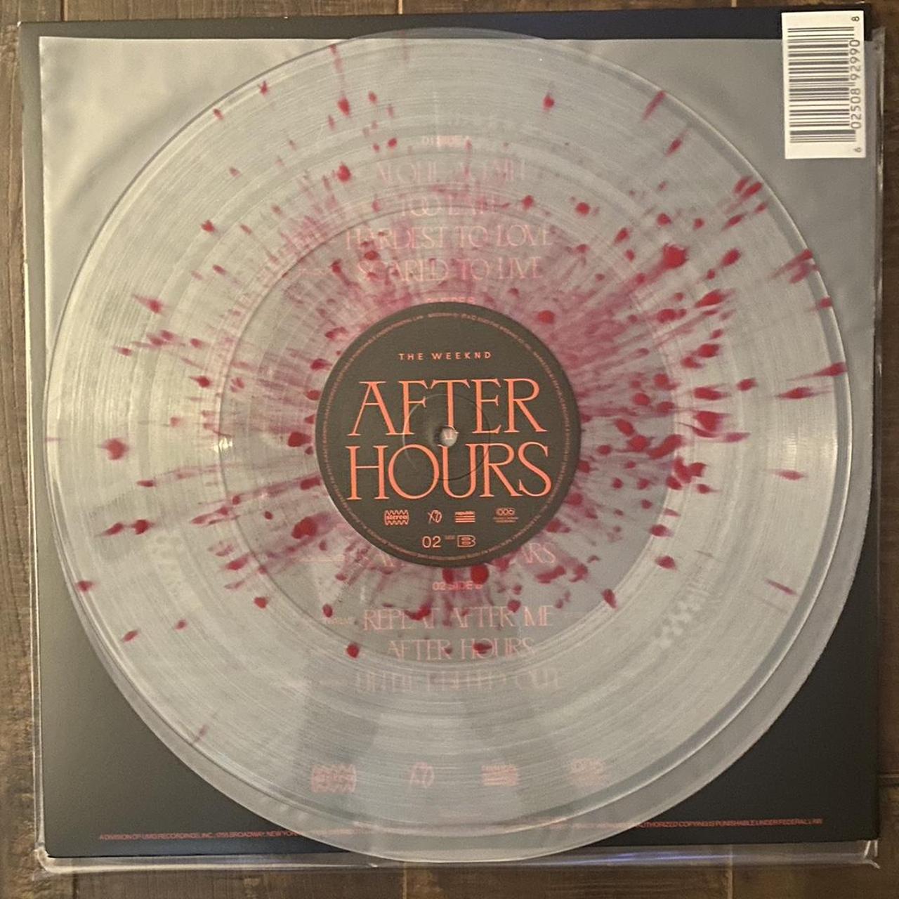The Weeknd After Hours Vinyl 002 (Red & Black Splatter) 