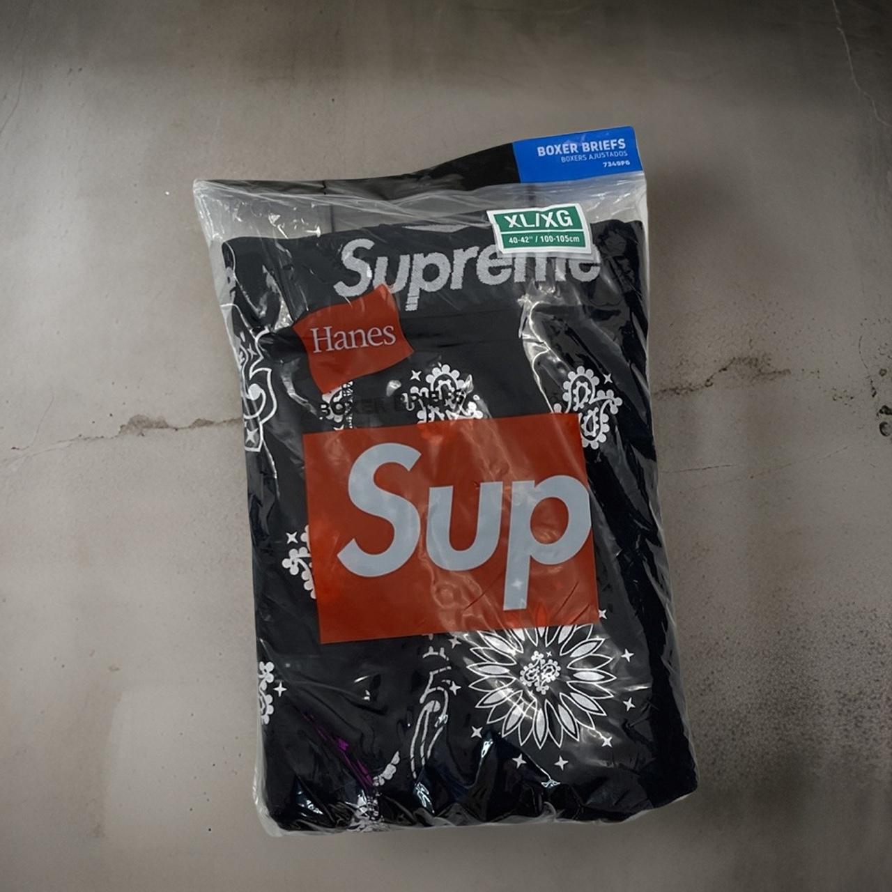 SUPREME x HANES Bandana Boxer Briefs (2 Pack) Brand | Depop