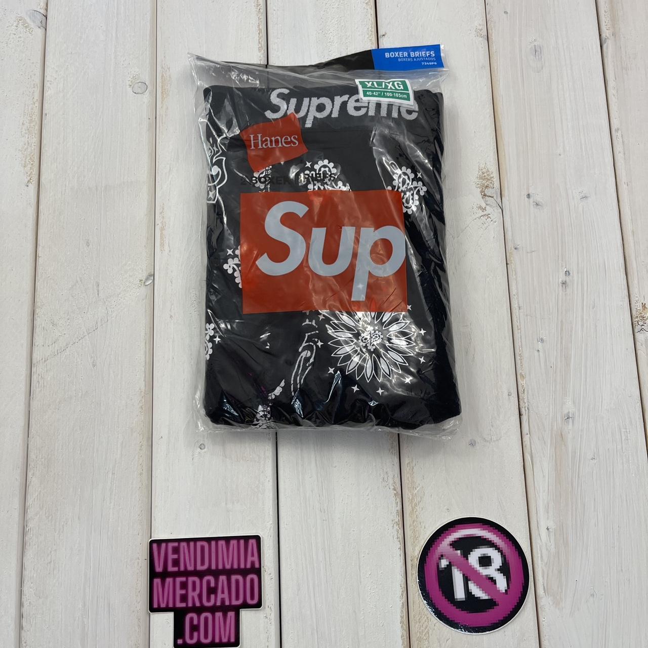 SUPREME x HANES Bandana Boxer Briefs (2 Pack) Brand | Depop