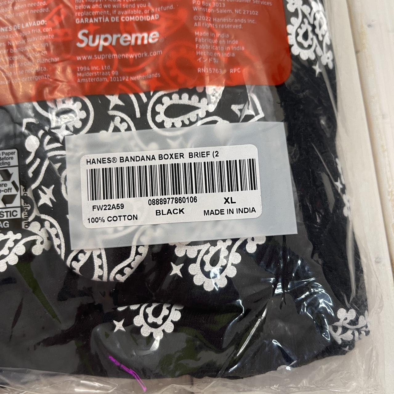 SUPREME x HANES Bandana Boxer Briefs (2 Pack) Brand | Depop SUPREME x HANES Bandana Boxer Briefs (2 Pack) Brand | Depop