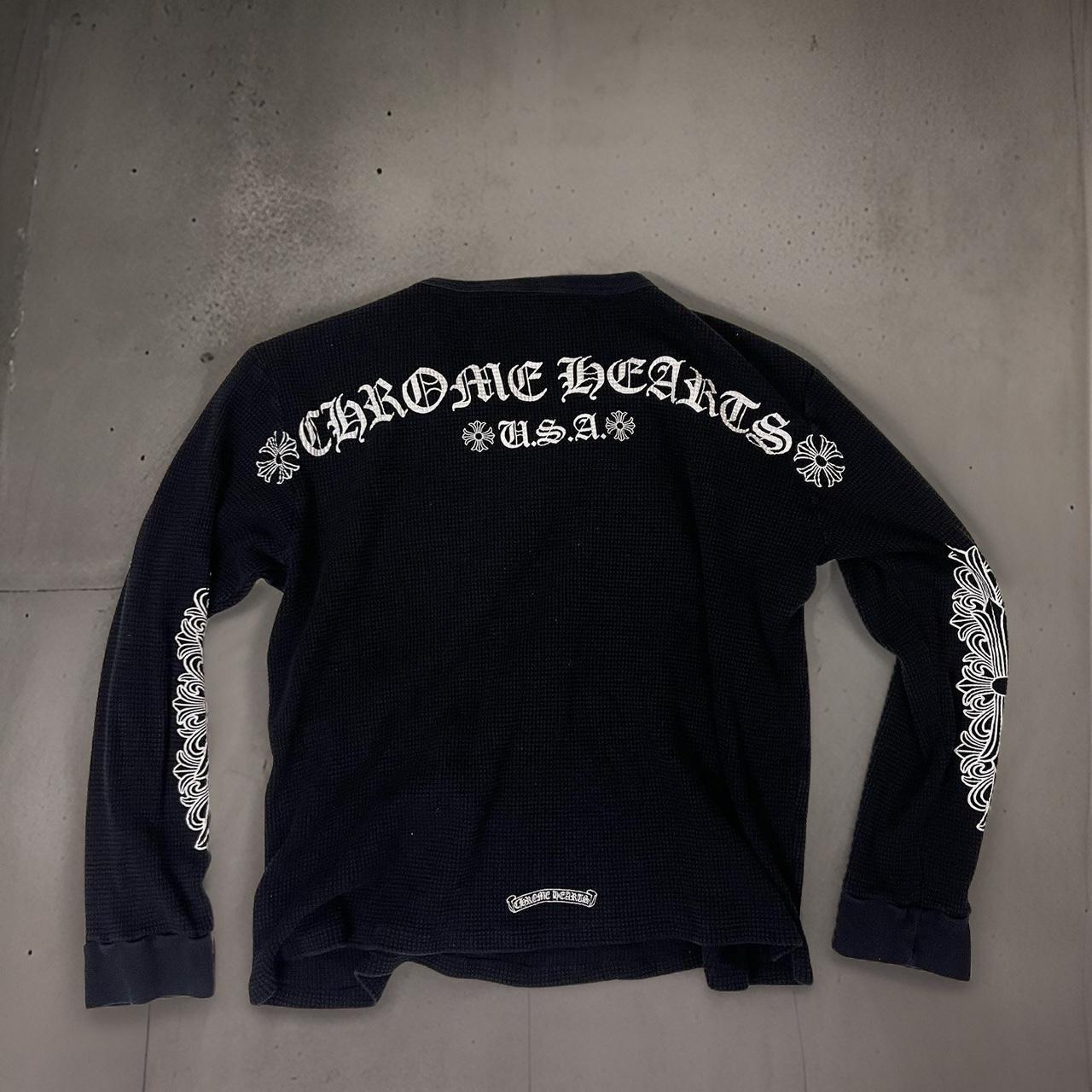 CHROME HEARTS LS VINTAGE THERMAL FROM 2000s FROM | Depop