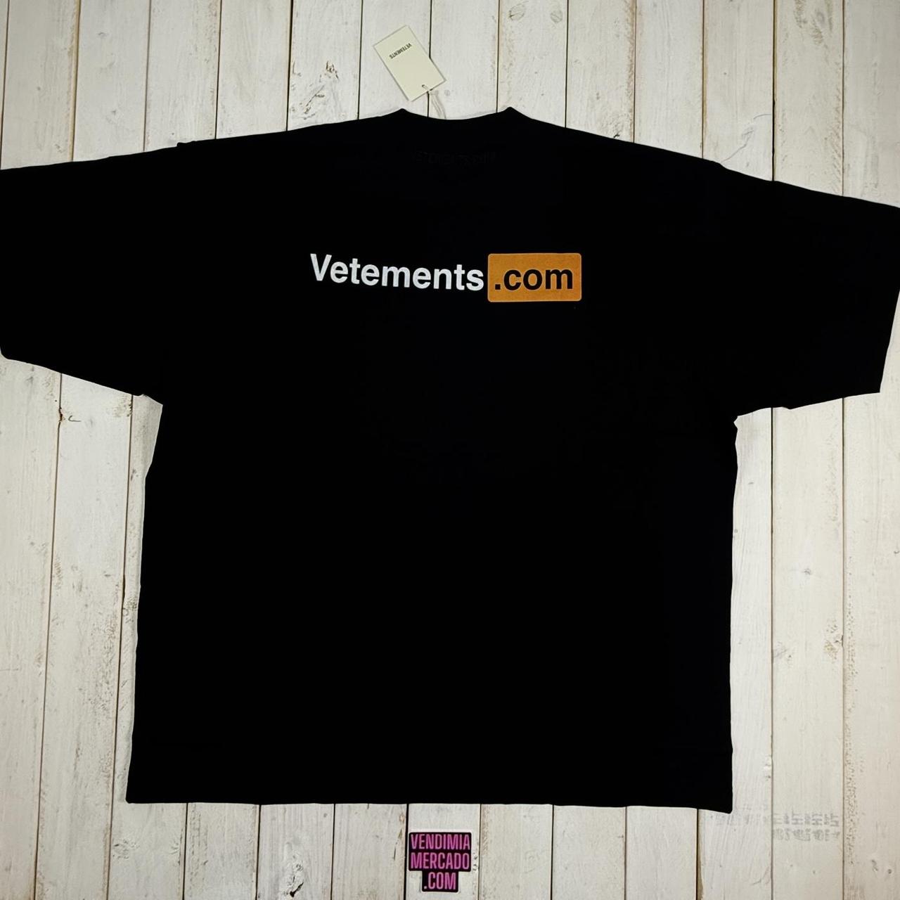 VETEMENTS XXX DOT COM LOGO OVERSIZED T SHIRT BRAND | Depop