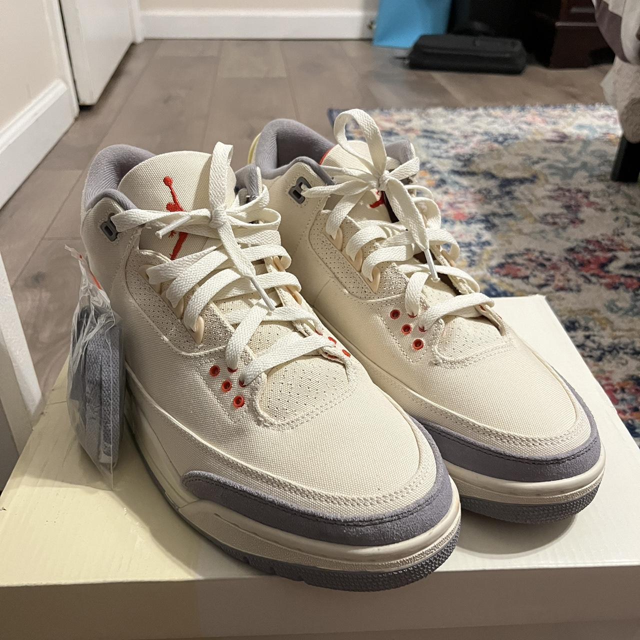 cream jordans