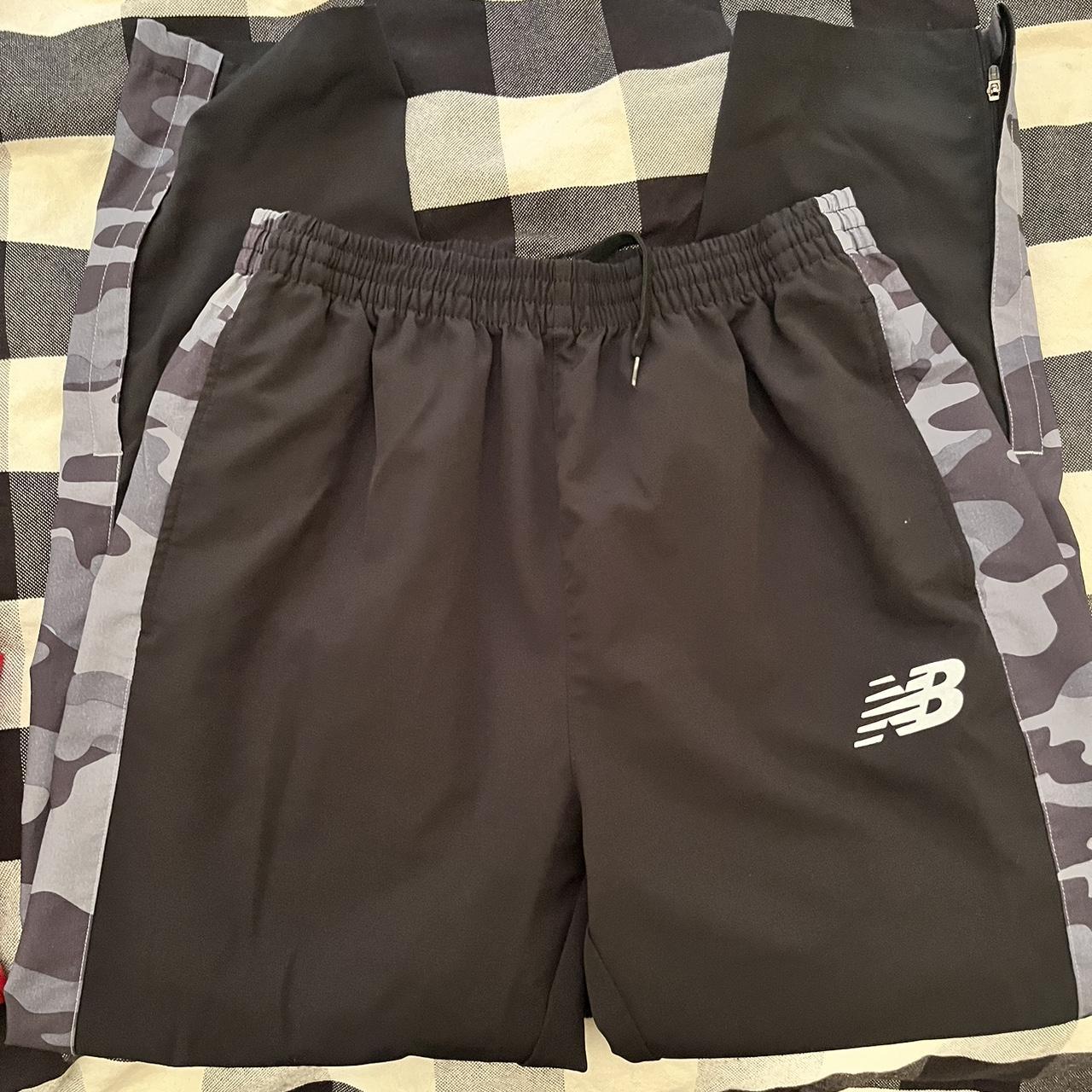 New Balance Men's Black and Grey Joggerstracksuits Depop