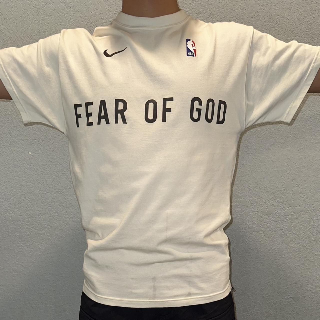 Nike Fear of God Tee Cream #nike #fearofgod | Depop