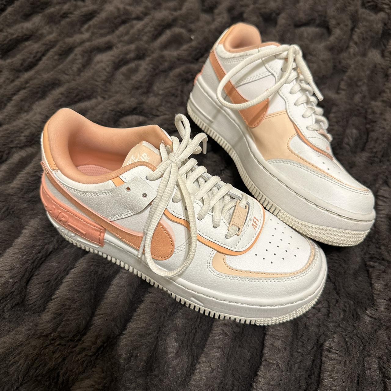 womens peach nike trainers