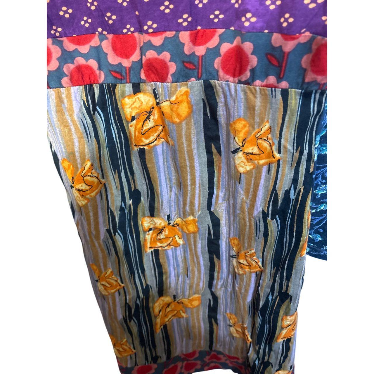 Source Unknown Women's A-line Dress - Multi/Blue … - image 6