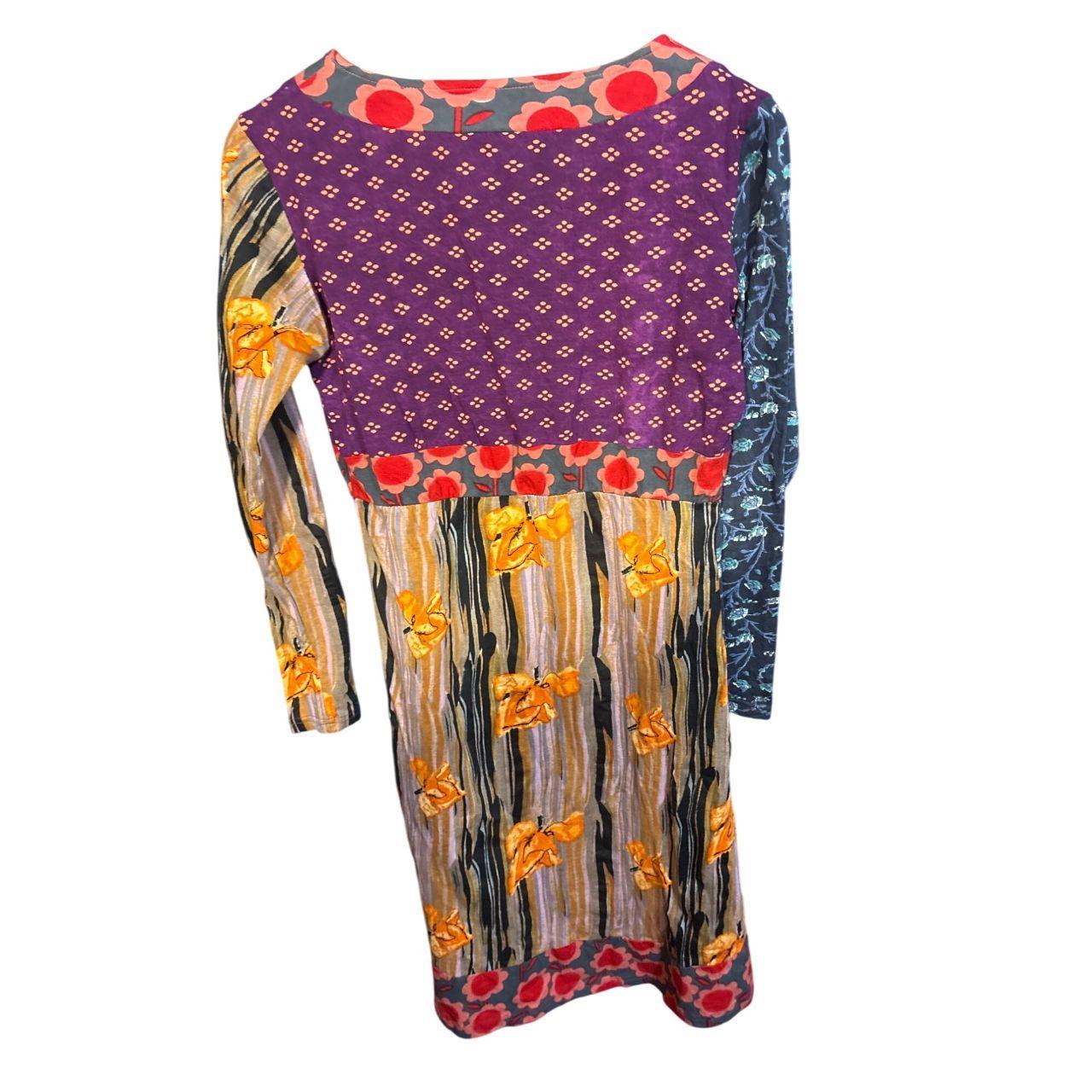 Source Unknown Women's A-line Dress - Multi/Blue … - image 5