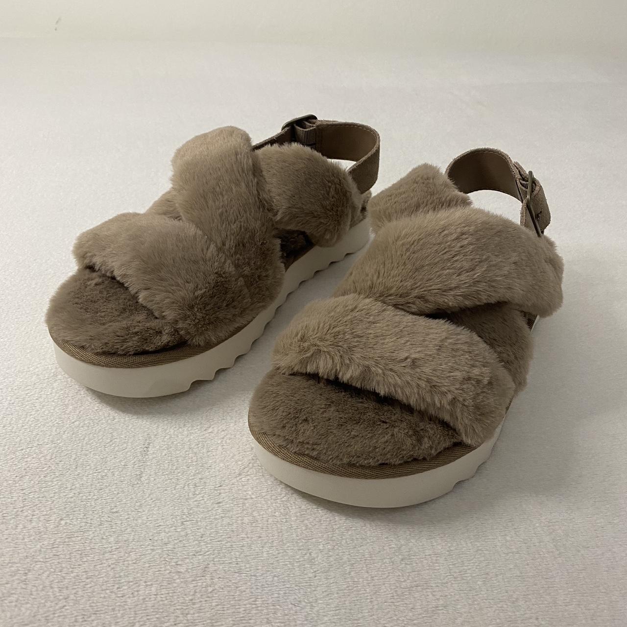 KOOLABURRA BY UGG Pastel Brown Cozy Slide NEW |... - Depop