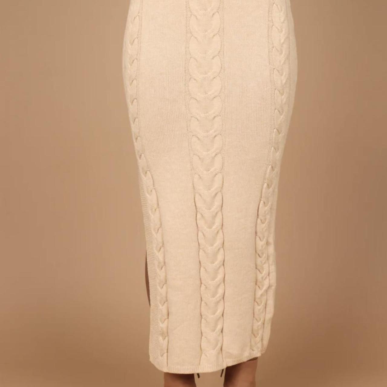 Stevenson x Petal and Pup Aspen beige knit... Depop