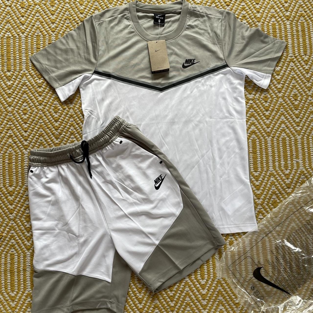 Nike Tech T-Shirt and Short Set • Size: Small ... - Depop