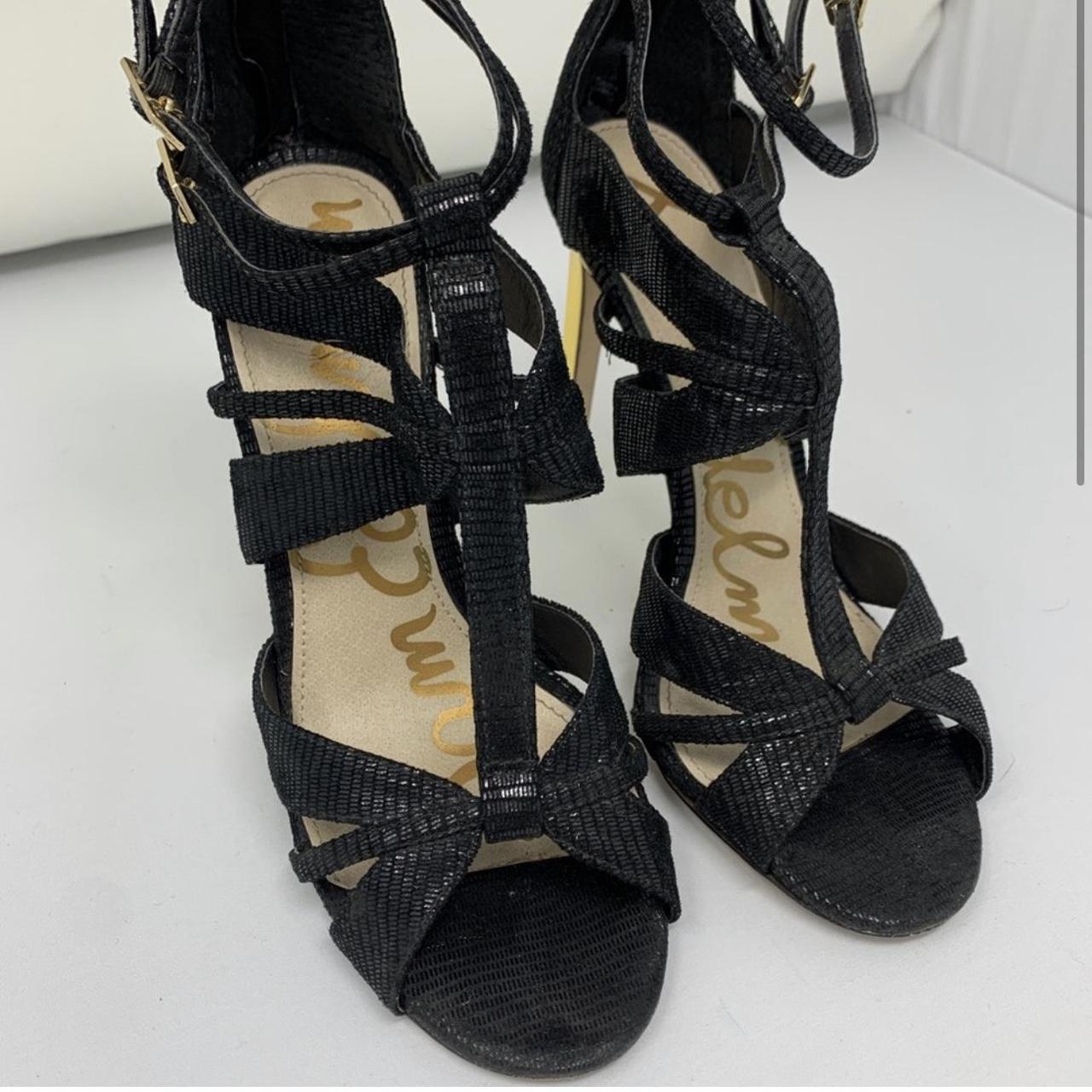 Sam edelman hotsell black strappy heels