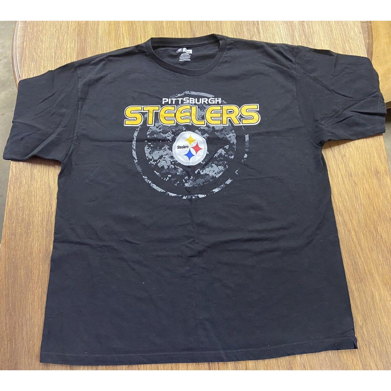 NFL Team Apparel Pittsburg Steelers T Shirt Size - Depop