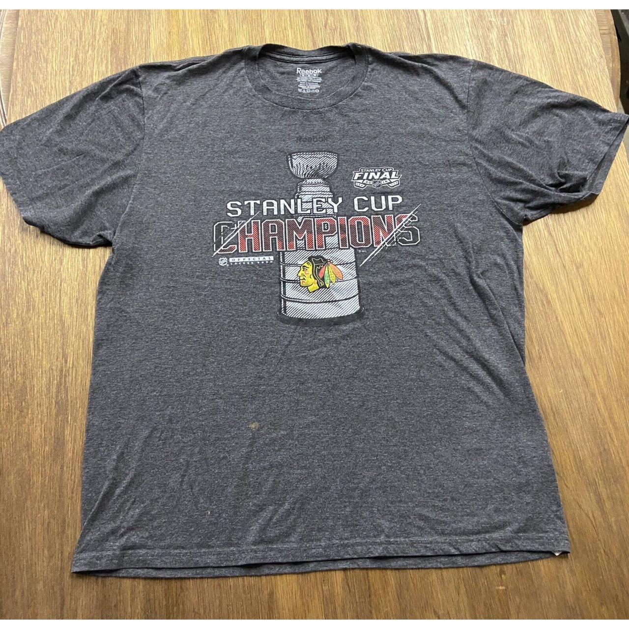 Chicago Blackhawks 2015 Stanley Cup Champions Old - Depop