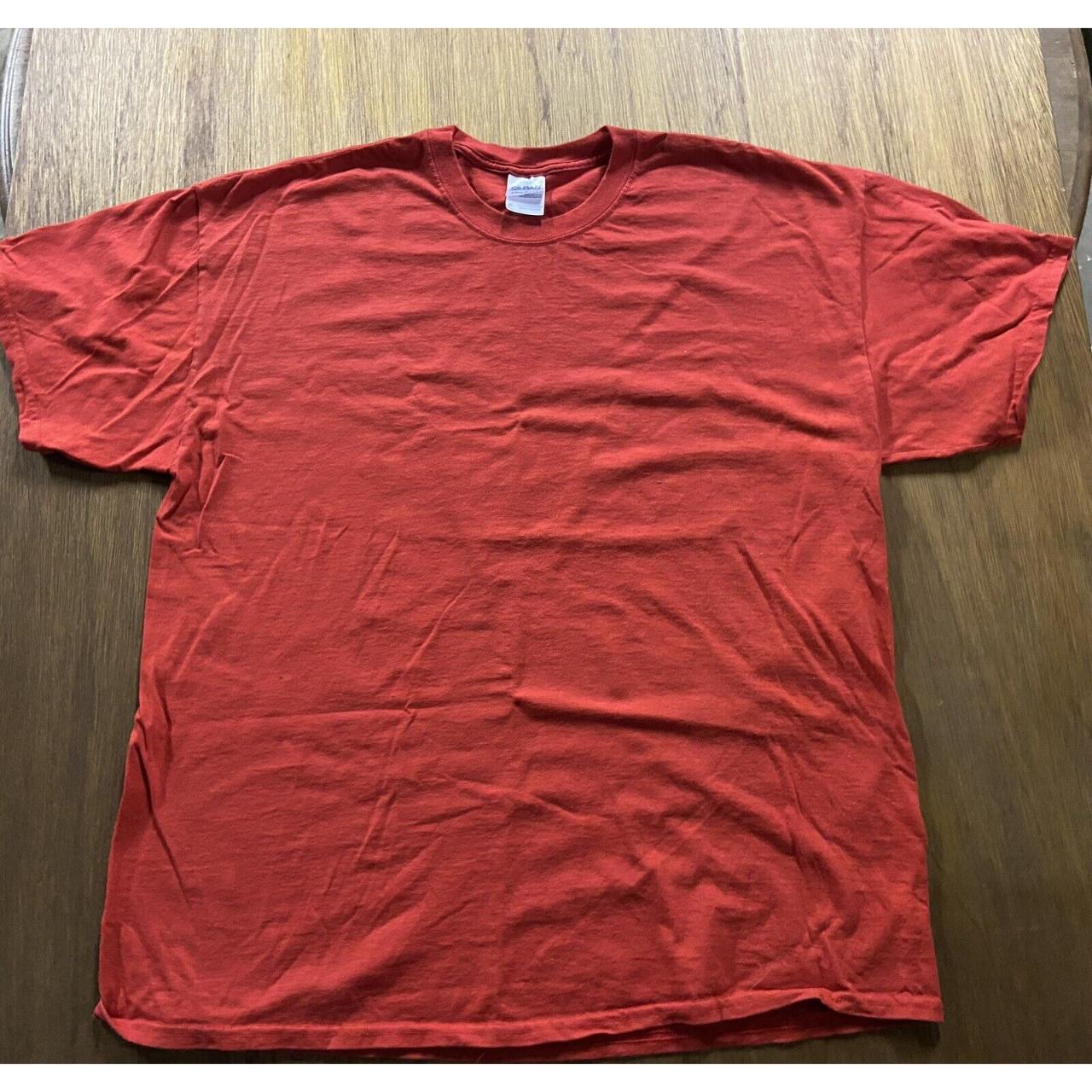 Gildan Men's T-Shirt - Red - XXXL