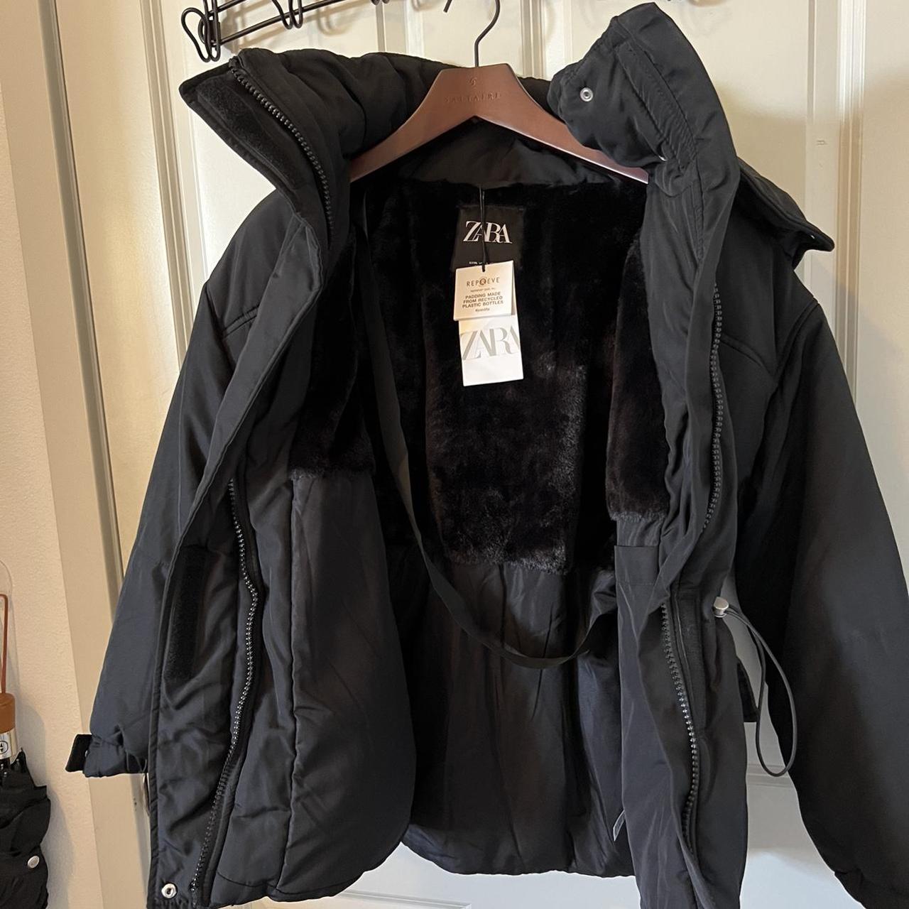 Nwt Zara Puffer Coat Size Xl Extremely Warm And - Depop