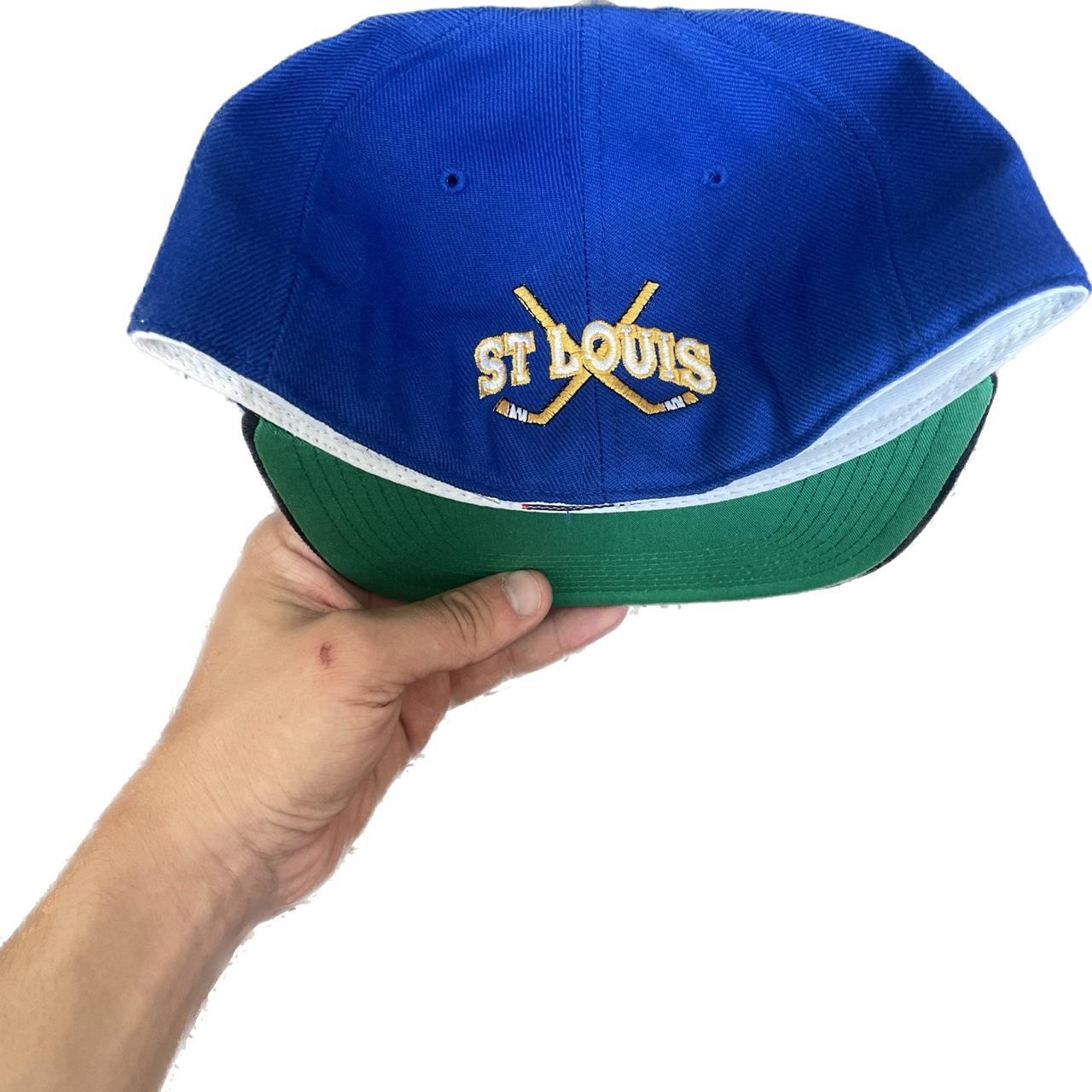 Vintage Logo 7 St. Louis Blues Hat 90s - Depop