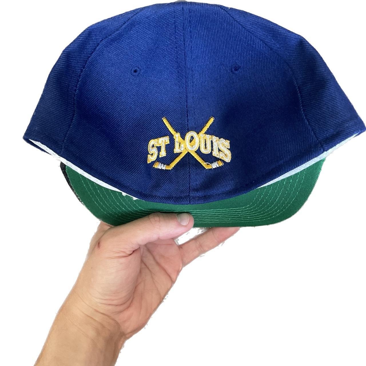 Vintage Sports Specialties NHL St Louis Blues Fitted Hat NWT New Size 6 5/8