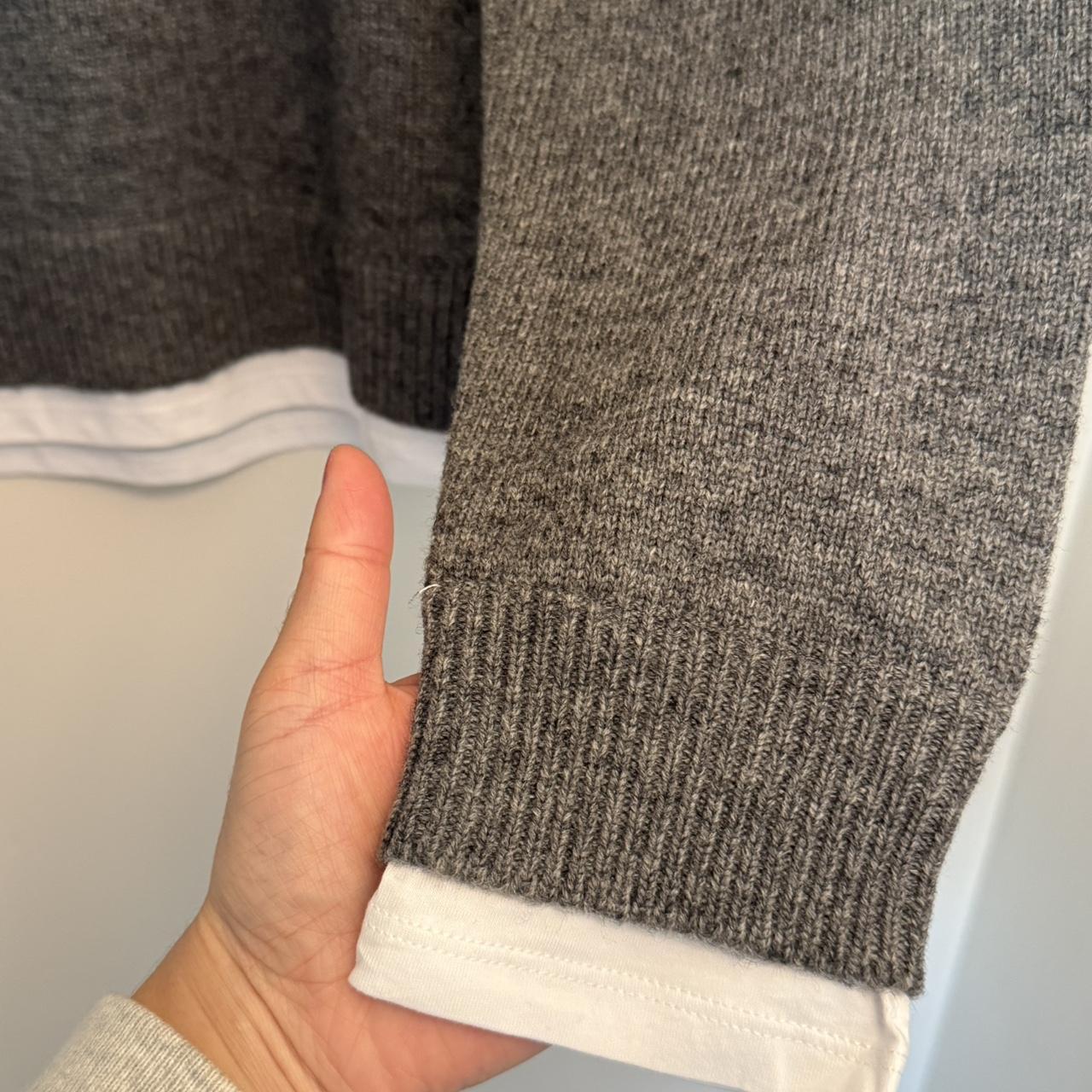 Miu Miu Women's Sweater - Grey - L – Miu Miu Laye… - image 3