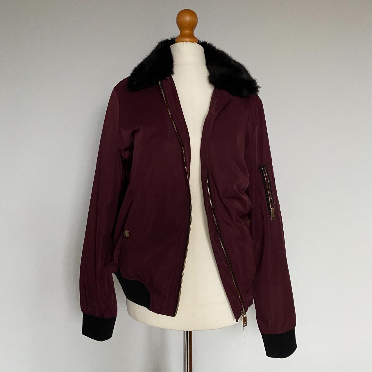 Dorothy perkins burgundy clearance jacket