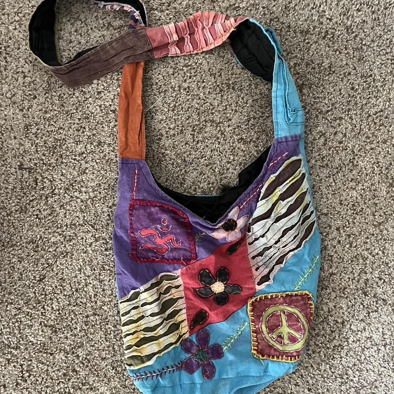 Women's Bag - Multi – Boho patchwork shoulder bag… - image 1