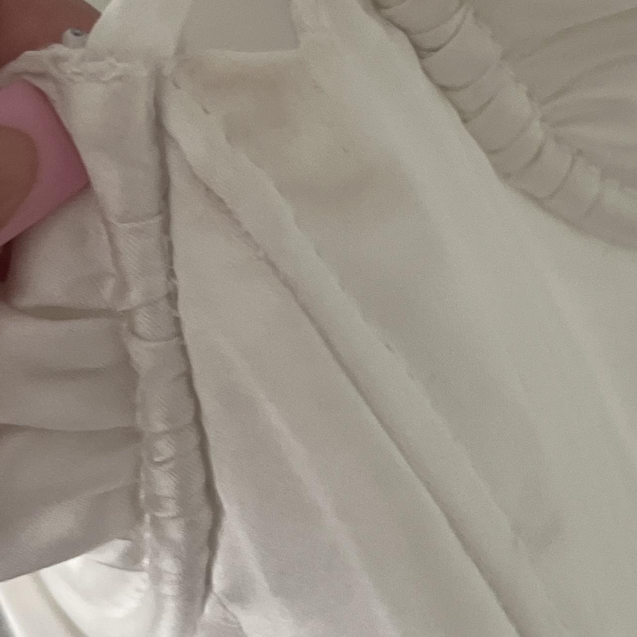 Zara white corset top worn very few times small... Depop