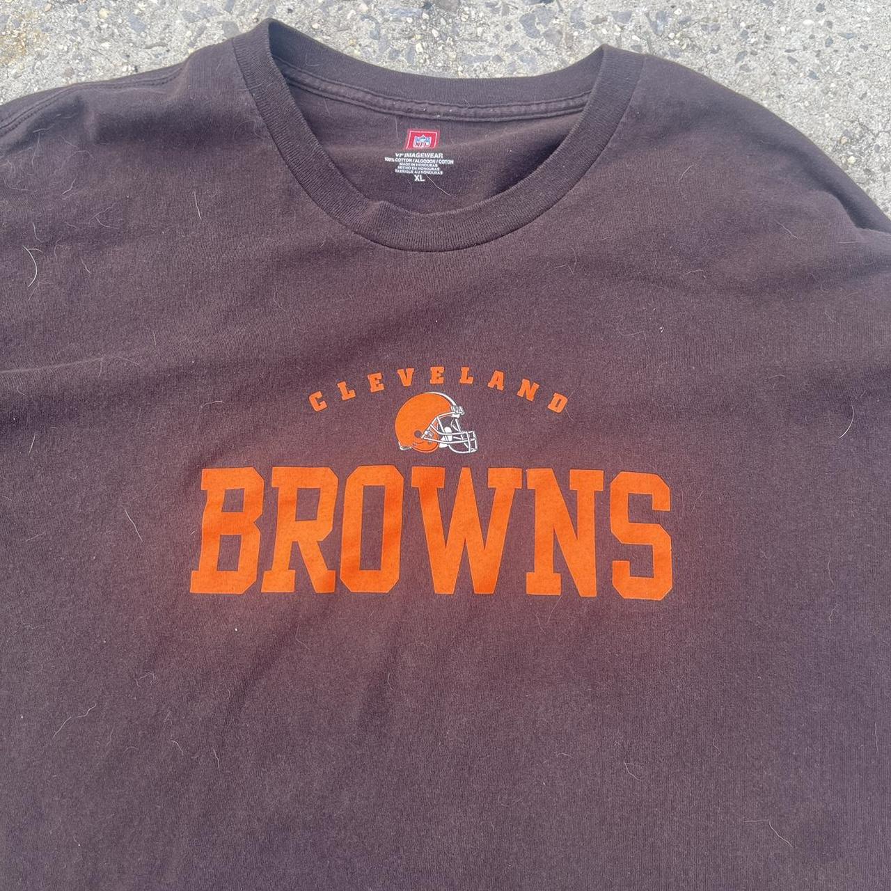 Cleveland Browns Retro Long Sleeve Nfl Official team - Depop